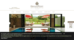 Desktop Screenshot of hotel-kreuz-post.de